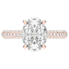 3.60CT.TW OVAL LAB DIAMOND SOLITAIRE ENGAGEMENT RING - Nazarelle