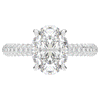 3.60CT.TW OVAL LAB DIAMOND SOLITAIRE ENGAGEMENT RING - Nazarelle