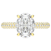 3.60CT.TW OVAL LAB DIAMOND SOLITAIRE ENGAGEMENT RING - Nazarelle