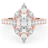 2.75CT.TW OVAL LAB DIAMOND HALO ENGAGEMENT RING - Nazarelle