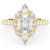 2.75CT.TW OVAL LAB DIAMOND HALO ENGAGEMENT RING - Nazarelle