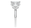 2.05CT.TW EMERALD CUT LAB DIAMOND SOLITAIRE ENGAGEMENT RING - Nazarelle