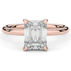 2.05CT.TW EMERALD CUT LAB DIAMOND SOLITAIRE ENGAGEMENT RING - Nazarelle