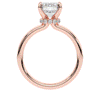 2.05CT.TW EMERALD CUT LAB DIAMOND SOLITAIRE ENGAGEMENT RING - Nazarelle