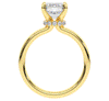 2.05CT.TW EMERALD CUT LAB DIAMOND SOLITAIRE ENGAGEMENT RING - Nazarelle