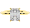 2.05CT.TW EMERALD CUT LAB DIAMOND SOLITAIRE ENGAGEMENT RING - Nazarelle