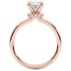 2.05CT.TW OVAL LAB DIAMOND SOLITAIRE ENGAGEMENT RING - Nazarelle