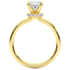 2.05CT.TW OVAL LAB DIAMOND SOLITAIRE ENGAGEMENT RING - Nazarelle