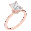 2.05CT.TW RADIANT LAB DIAMOND SOLITAIRE ENGAGEMENT RING - Nazarelle