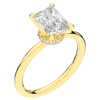 2.05CT.TW RADIANT LAB DIAMOND SOLITAIRE ENGAGEMENT RING - Nazarelle