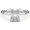 2.05CT.TW RADIANT LAB DIAMOND SOLITAIRE ENGAGEMENT RING - Nazarelle