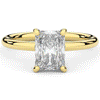 2.05CT.TW RADIANT LAB DIAMOND SOLITAIRE ENGAGEMENT RING - Nazarelle