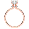 2.05CT.TW RADIANT LAB DIAMOND SOLITAIRE ENGAGEMENT RING - Nazarelle
