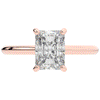 2.05CT.TW RADIANT LAB DIAMOND SOLITAIRE ENGAGEMENT RING - Nazarelle