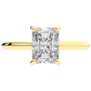 2.05CT.TW RADIANT LAB DIAMOND SOLITAIRE ENGAGEMENT RING - Nazarelle