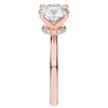 2.05CT.TW ROUND LAB DIAMOND SOLITAIRE ENGAGEMENT RING - Nazarelle