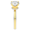 2.05CT.TW ROUND LAB DIAMOND SOLITAIRE ENGAGEMENT RING - Nazarelle