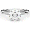 2.05CT.TW ROUND LAB DIAMOND SOLITAIRE ENGAGEMENT RING - Nazarelle