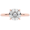 2.05CT.TW ROUND LAB DIAMOND SOLITAIRE ENGAGEMENT RING - Nazarelle