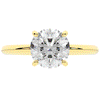 2.05CT.TW ROUND LAB DIAMOND SOLITAIRE ENGAGEMENT RING - Nazarelle