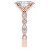 3.50CT.TW OVAL LAB DIAMOND SOLITAIRE ENGAGEMENT RING - Nazarelle