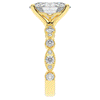 3.50CT.TW OVAL LAB DIAMOND SOLITAIRE ENGAGEMENT RING - Nazarelle