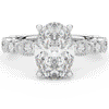 3.50CT.TW OVAL LAB DIAMOND SOLITAIRE ENGAGEMENT RING - Nazarelle