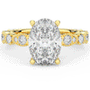 3.50CT.TW OVAL LAB DIAMOND SOLITAIRE ENGAGEMENT RING - Nazarelle