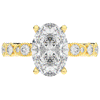 3.50CT.TW OVAL LAB DIAMOND SOLITAIRE ENGAGEMENT RING - Nazarelle
