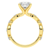 2.50CT.TW ROUND LAB DIAMOND SOLITAIRE ENGAGEMENT RING - Nazarelle