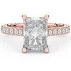 4.25CT.TW RADIANT LAB DIAMOND SOLITAIRE ENGAGEMENT RING - Nazarelle
