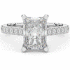 4.25CT.TW RADIANT LAB DIAMOND SOLITAIRE ENGAGEMENT RING - Nazarelle