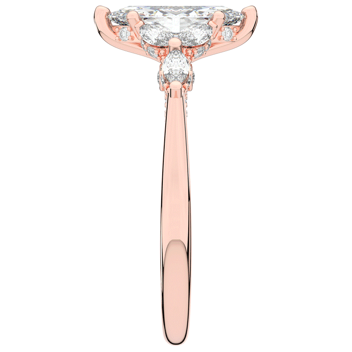 1.50CT.TW MARQUISE LAB DIAMOND ENGAGEMENT RING - Nazarelle