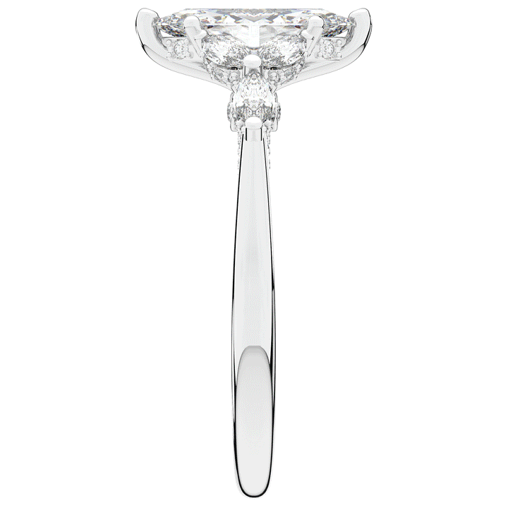 1.50CT.TW MARQUISE LAB DIAMOND ENGAGEMENT RING - Nazarelle