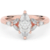 1.50CT.TW MARQUISE LAB DIAMOND ENGAGEMENT RING - Nazarelle