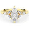 1.50CT.TW MARQUISE LAB DIAMOND ENGAGEMENT RING - Nazarelle