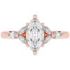 1.50CT.TW MARQUISE LAB DIAMOND ENGAGEMENT RING - Nazarelle