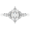 1.50CT.TW MARQUISE LAB DIAMOND ENGAGEMENT RING - Nazarelle