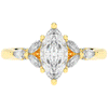 1.50CT.TW MARQUISE LAB DIAMOND ENGAGEMENT RING - Nazarelle