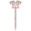 3.15CT.TW OVAL LAB DIAMOND SOLITAIRE ENGAGEMENT RING - Nazarelle