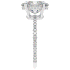 3.15CT.TW OVAL LAB DIAMOND SOLITAIRE ENGAGEMENT RING - Nazarelle