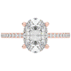 3.15CT.TW OVAL LAB DIAMOND SOLITAIRE ENGAGEMENT RING - Nazarelle