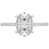 3.15CT.TW OVAL LAB DIAMOND SOLITAIRE ENGAGEMENT RING - Nazarelle