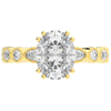 3.60CT.TW OVAL LAB DIAMOND SOLITAIRE ENGAGEMENT RING - Nazarelle
