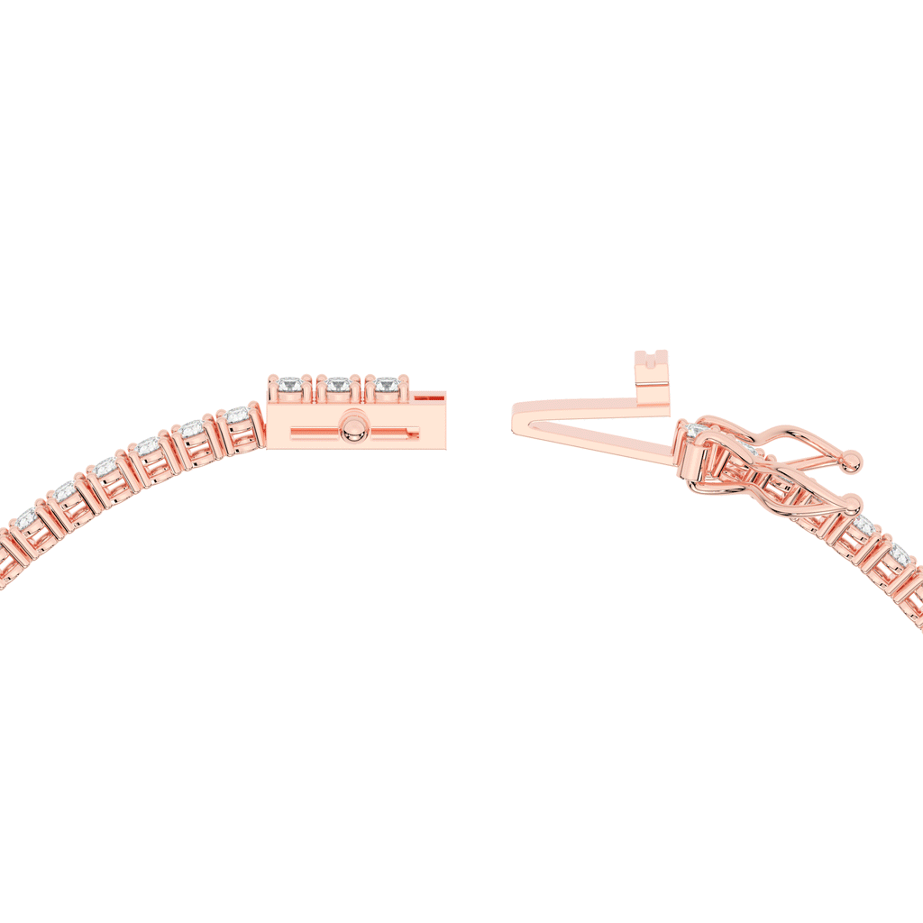 3.00CT.TW ROUND LAB DIAMOND TENNIS BRACELET - Nazarelle