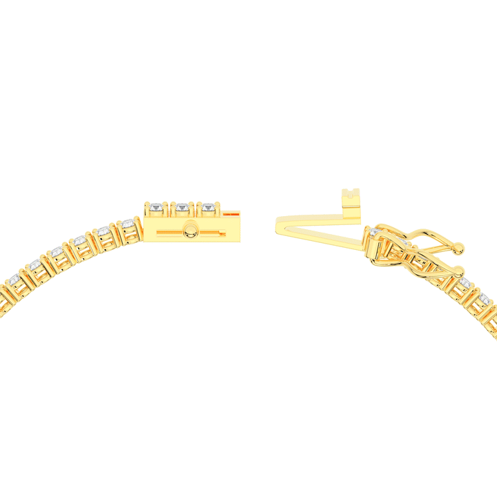 3.00CT.TW ROUND LAB DIAMOND TENNIS BRACELET - Nazarelle