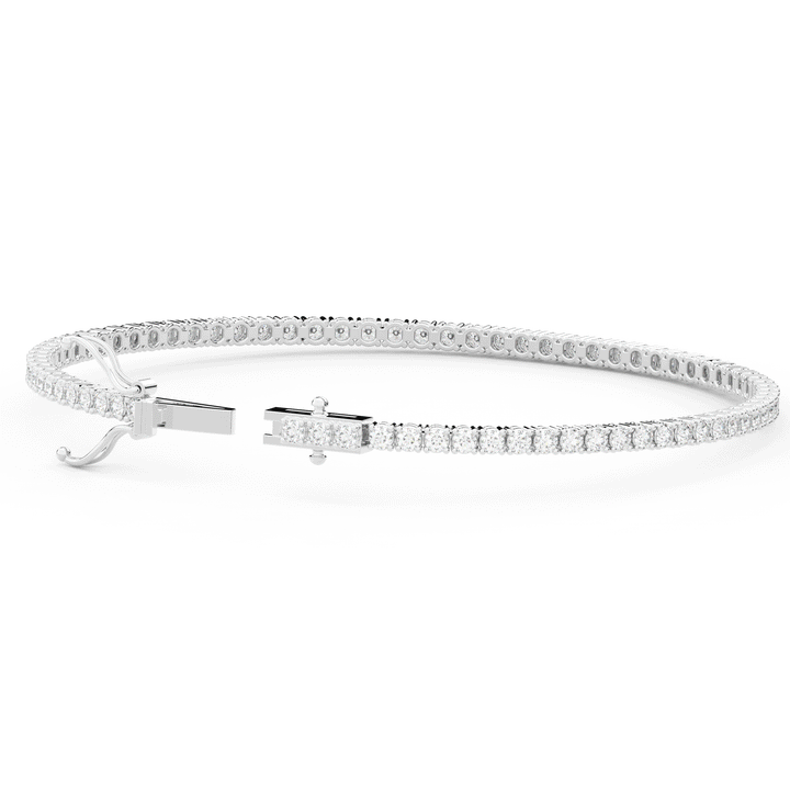 3.00CT.TW ROUND LAB DIAMOND TENNIS BRACELET - Nazarelle