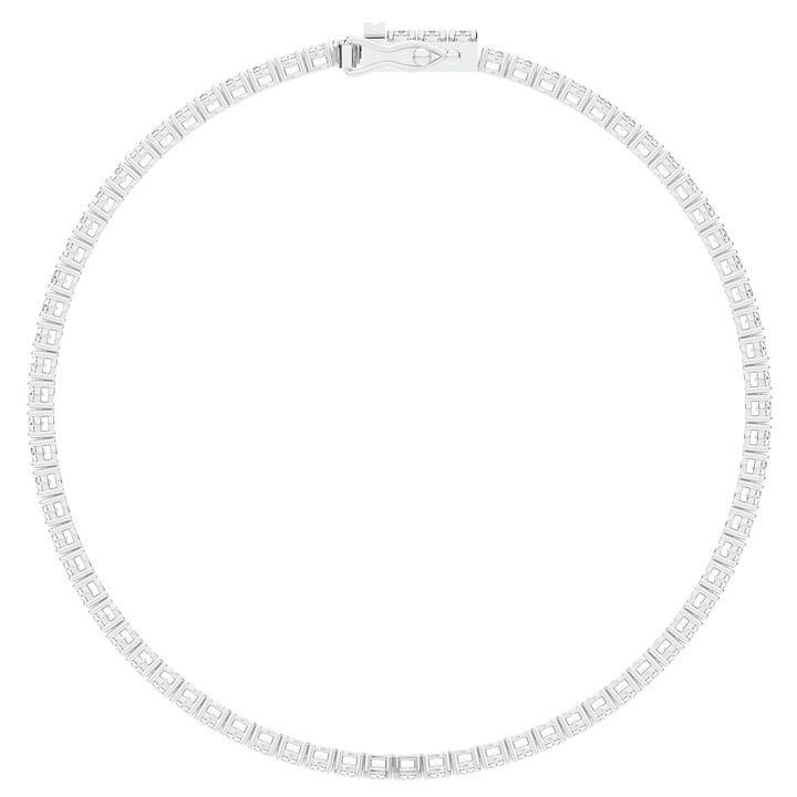 3.00CT.TW ROUND LAB DIAMOND TENNIS BRACELET - Nazarelle