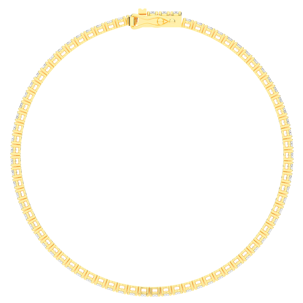 3.00CT.TW ROUND LAB DIAMOND TENNIS BRACELET - Nazarelle