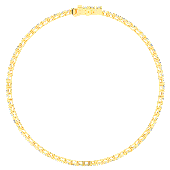 3.00CT.TW ROUND LAB DIAMOND TENNIS BRACELET - Nazarelle
